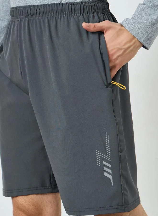 Styli Active  Men Active Training Shorts with Zipper Pockets for Men | Best Price UAE