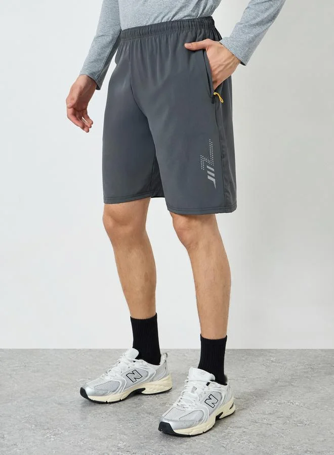 Styli Active  Men Active Training Shorts with Zipper Pockets for Men | Best Price UAE
