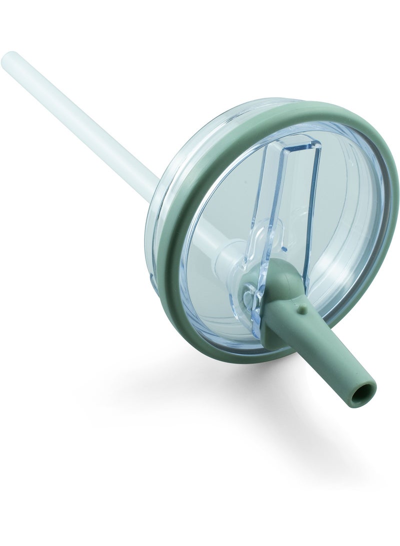 ترمس ستانلس ستيل عازل حراري 1.2 لتر - كوب سفر كبير بغطاء مانع للتسرب، مع فم شفط قابل للطي ومقبض مانع للانزلاق - يحافظ على حرارة المشروبات الساخنة والباردة للقهوة والشاي والماء (أسود) - Image 5