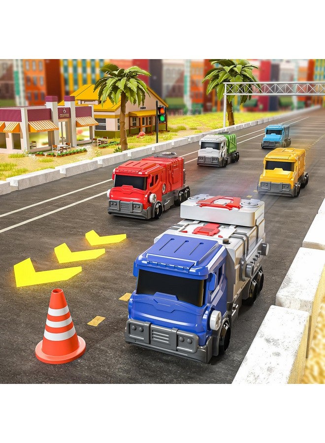 TEMI Kids Toys For 3 4 5 6 7 Year Old Boys - City Vehicles Transform Robot Kids Toys, Building Toddler Toys For Kids Ages 4-8, Toddler Boy Toys 2-3, Learnnig Kids Toys, Gift Toy For Kids - Image 2