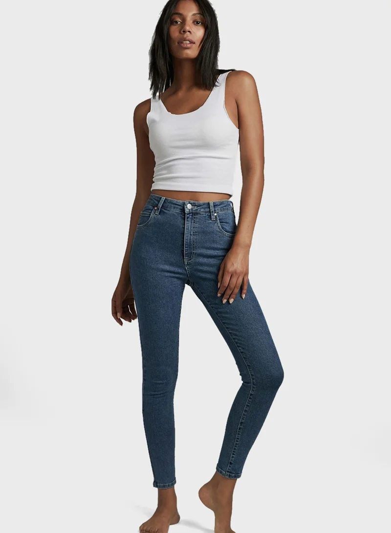 Cotton On High Waisted Skinny Jeans