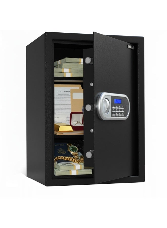 Safety Tech GN 50 SDA (High Security Series) Safe: Smart security with early warning feature, digital display + advanced high-precision security alarm, 2-password capability, Safety Tech brand - Image 1