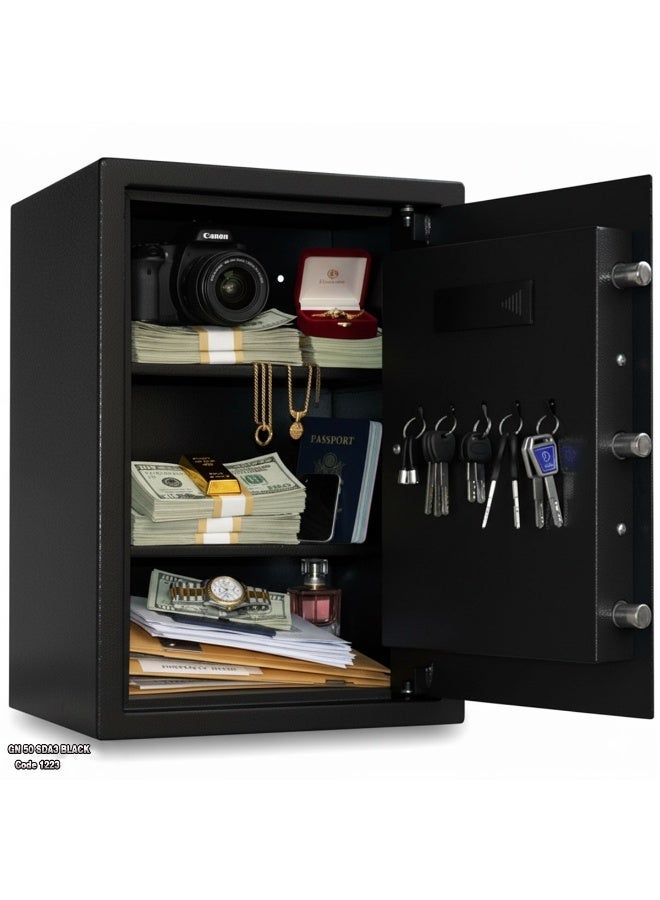 Safety Tech GN 50 SDA (High Security Series) Safe: Smart security with early warning feature, digital display + advanced high-precision security alarm, 2-password capability, Safety Tech brand - Image 2