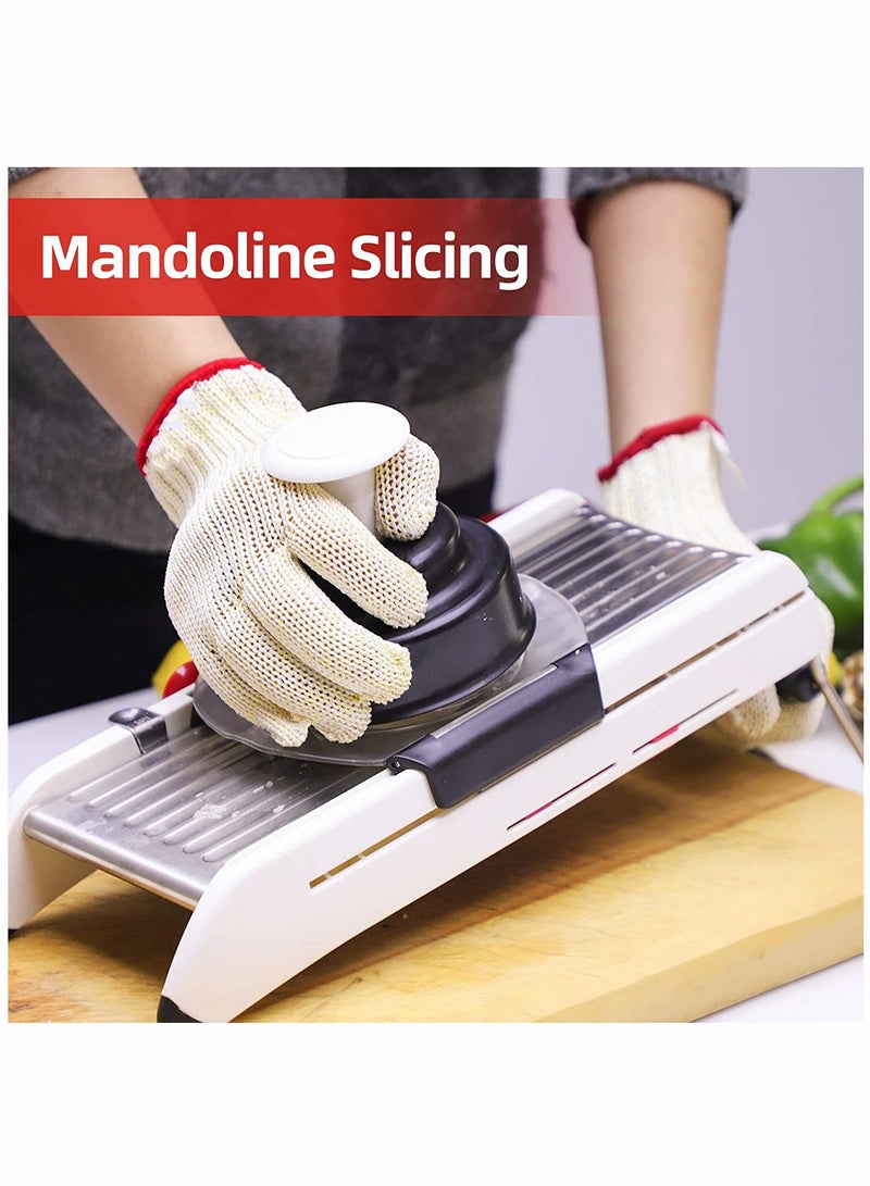 SOLARAE Level 8 Cut Resistant Gloves for Kitchen Use - Food Grade Mandoline Slicing, Meat Cutting, and Oyster Shucking Gloves (XL) - Reliable Protection for Safe Food Preparation. - Image 5