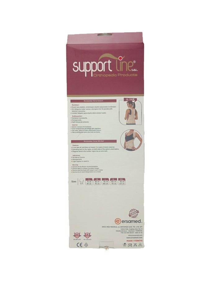 SupportLine Orthopedic Products Dorsolomber Corset SL 330K Medium: Optimal Support for Lumbar Comfort  - Image 5