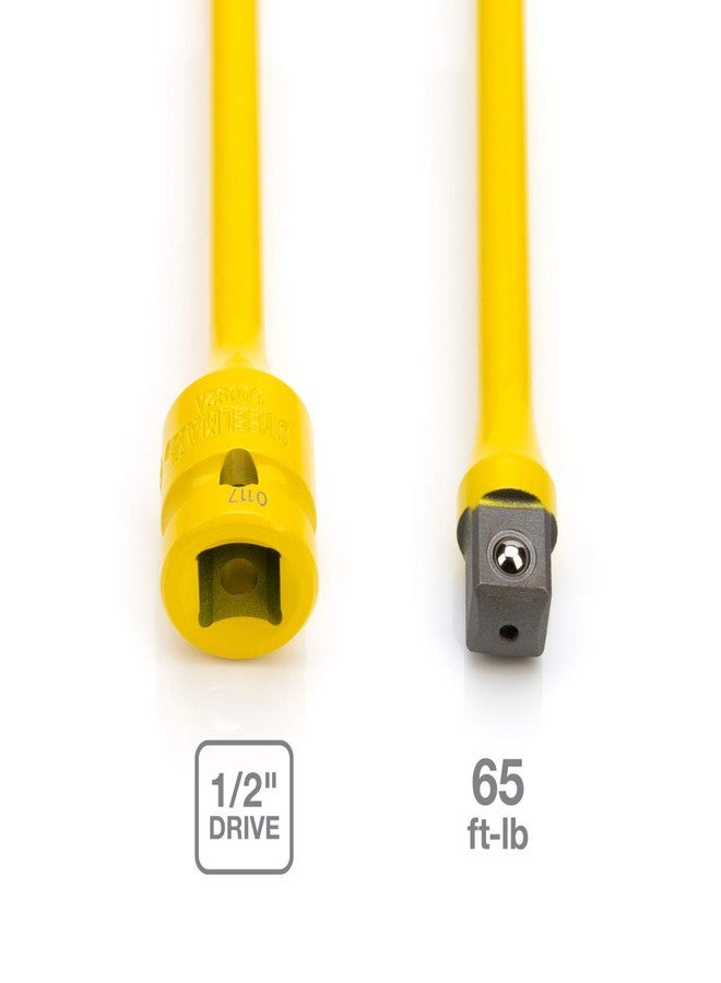 ستيلمان وصلة تمديد عزم الدوران 65 قدمًا رطلاً بمحرك 1/2 بوصة من ستيلمان لمفتاح الربط التأثيري، وصلة تمديد 8 بوصات، فولاذ مطلي بمسحوق مقاوم للتآكل، أصفر - Image 3
