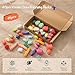 OESSUF Stacking Rocks 48Pcs Stacking Blocks Balancing Stacking Stones Wooden Building Toys Wood Stone Stacking Game for Toddler Sorting Preschool Educational Montessori Stacking Rocks for Kids - Image 4
