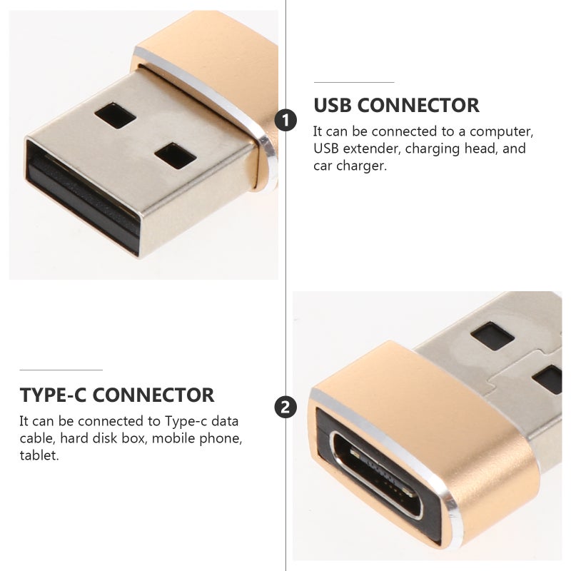 محول USB إلى USB-C للهواتف والأجهزة اللوحية وأجهزة الكمبيوتر المحمولة مع وظيفة مزامنة البيانات والشحن - Image 5