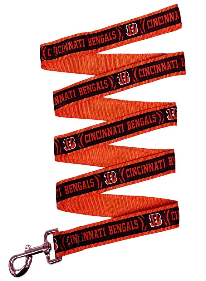 Pets First NFL Pet Leash, Cincinnati Bengals, Small - Image 1