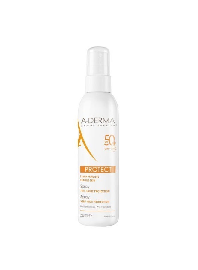 A-Derma Protect Spray SPF50+ 200ml - Image 1