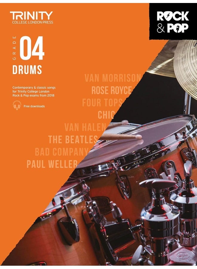 كلية ترينيتي لندن روك وبوب 2018 درامز درجة 4