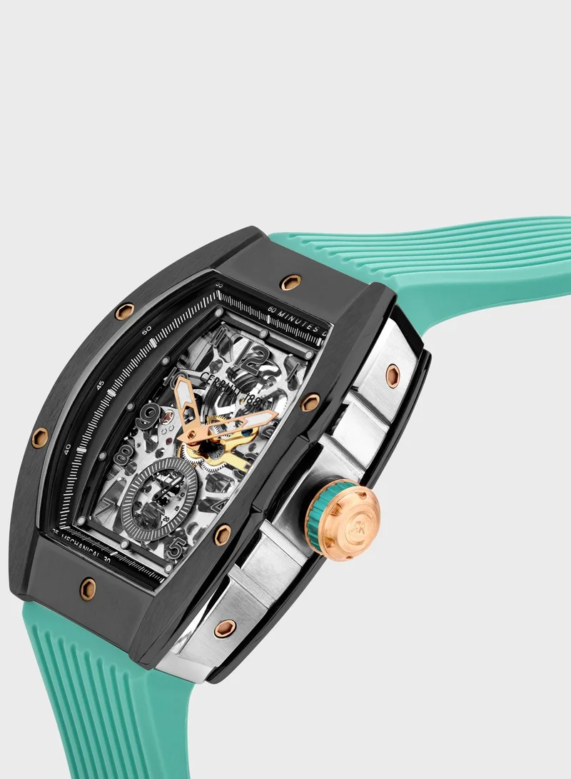 CERRUTI 1881 Silicone Strap Analog Watch