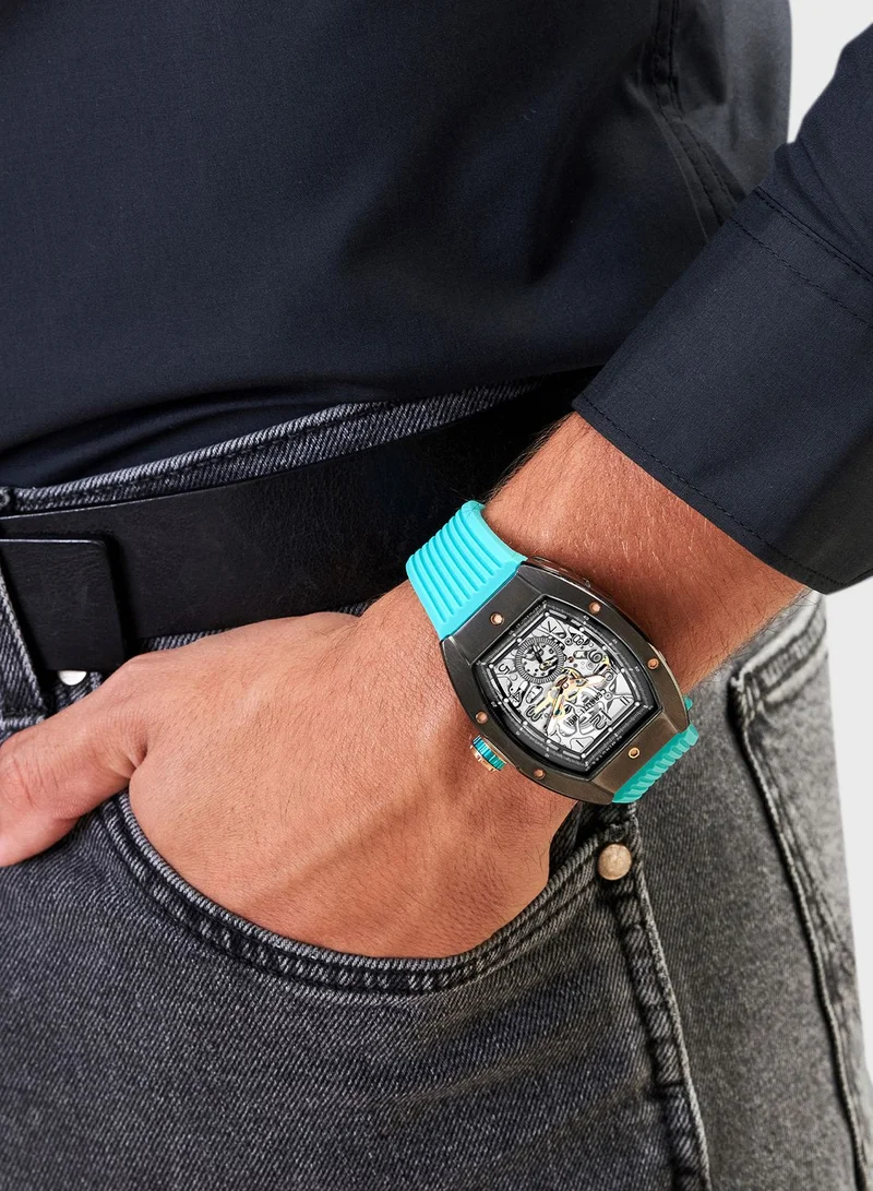 CERRUTI 1881 Silicone Strap Analog Watch