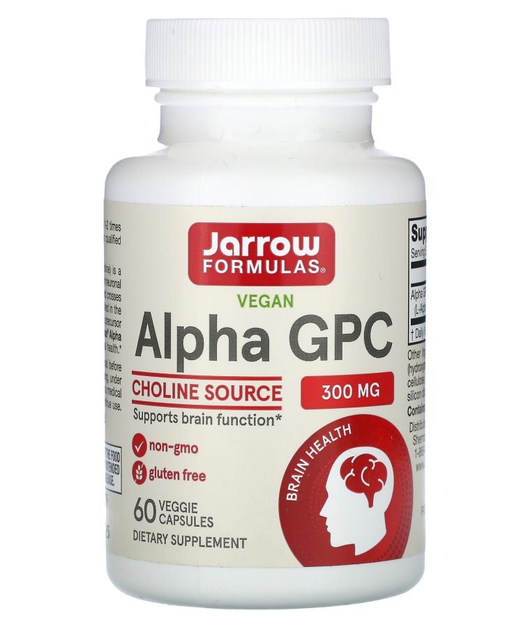 jarrow formulas Alpha GPC 300 mg 60 Veggie Capsules