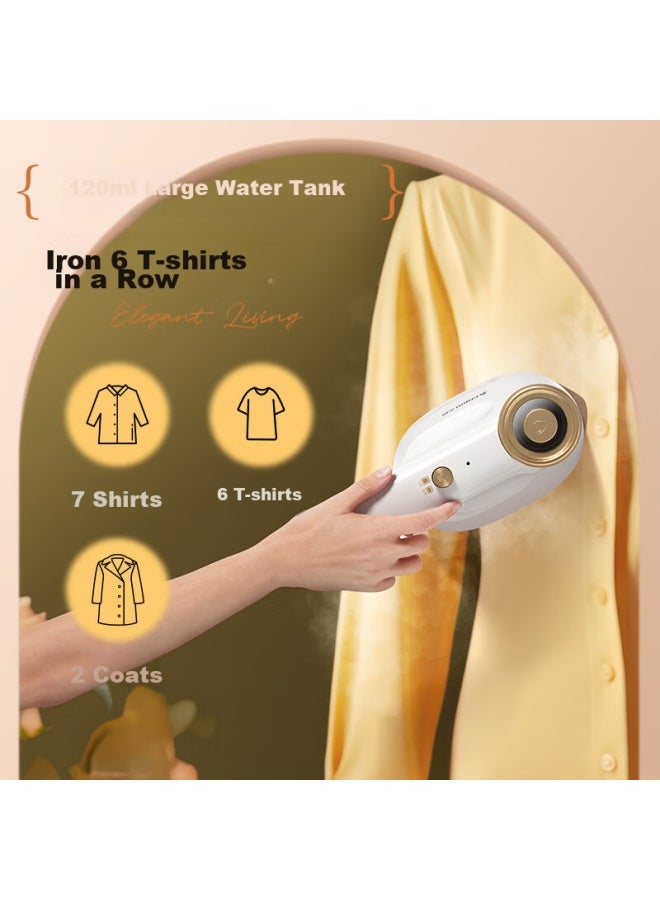 Chigo Handheld Garment Steamer, Home Use, Portable Steam Iron, High-pressure Steam, Travel, Business Trip, Compact, Portable, Small Iron, Sterilization, Gift, Group Purchase, Ll-801 - Image 3