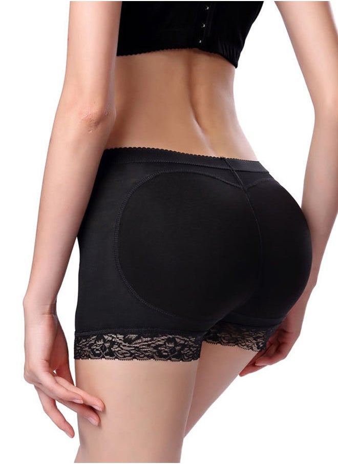 NIBEMINENT Padded Hip-Up Shapewear Black  - Image 3