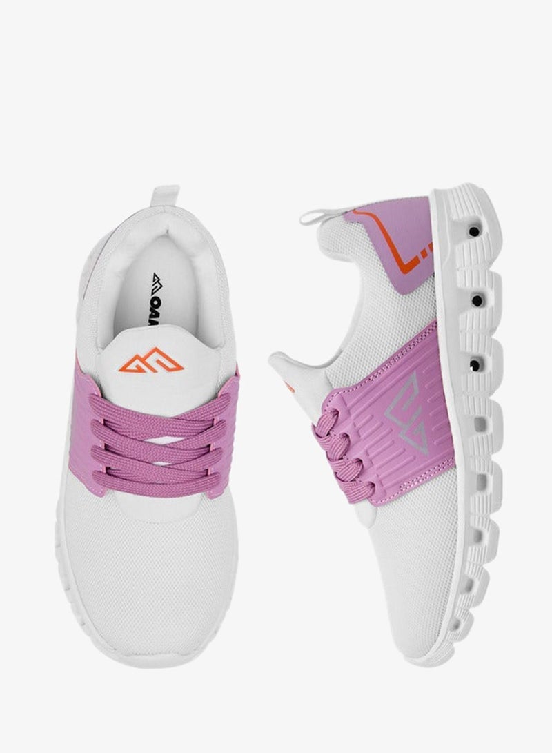 Oaklan by Shoexpress Girls Logo Detail Sports Shoes with Lace-Up Closure - Image 3