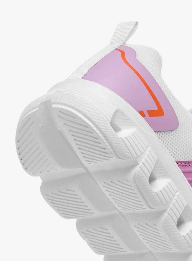 شو اكسبرس حذاء رياضي للبنات بتفاصيل شعار وإغلاق برباط