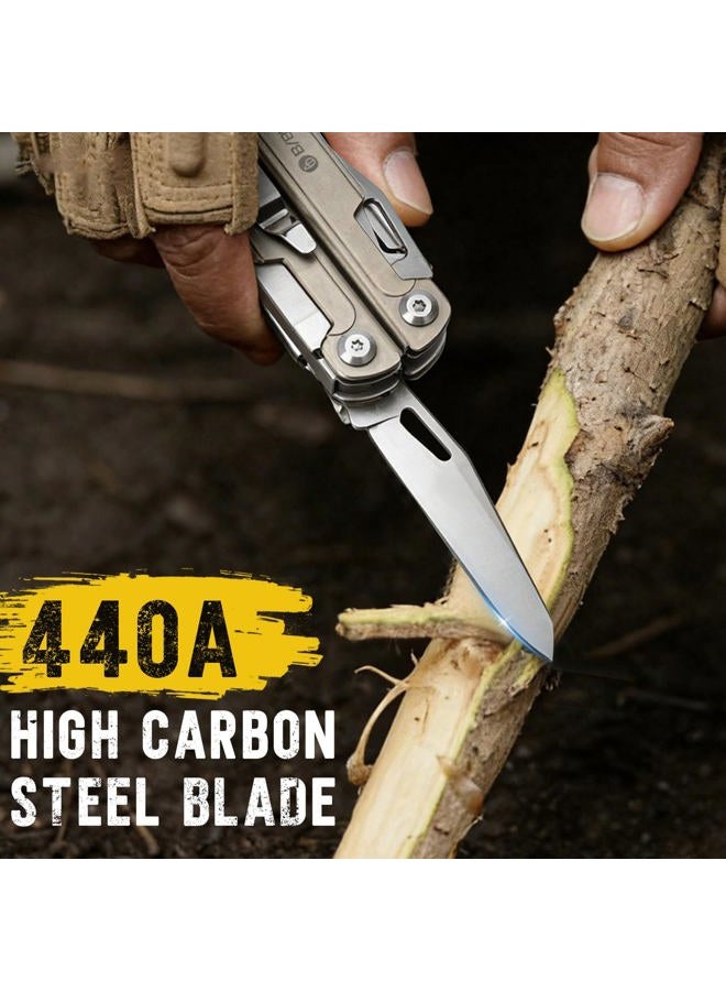 BIBURY Multitool Pliers Titanium BI2048DT - Image 4