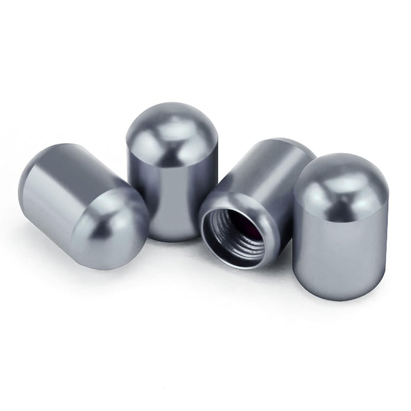 JUSTTOP 4PCS Car Tire Valve Stem Caps Air Caps Cover Universal for Cars SUVs Bike Trucks and Motorcycles Car Wheel Tire Exterior AccessoriesGlossy