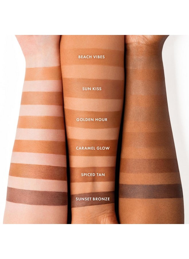 ICONIC LONDON Sheer Bronze | Lightweight Liquid Buildable Bronzer, Cruelty Free, Vegan Makeup, (Golden Hour) 0.42 Fl Oz  - Image 3