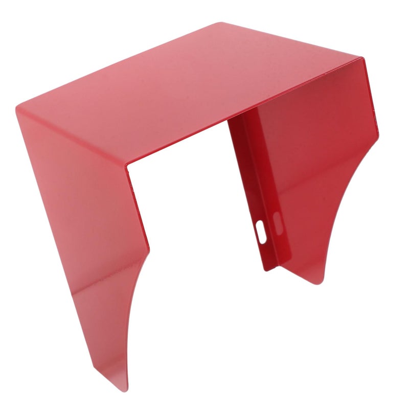 Red Quick Install Rain Cover For Emergency Stop Button Iron Material 15X15X12CM - Image 2