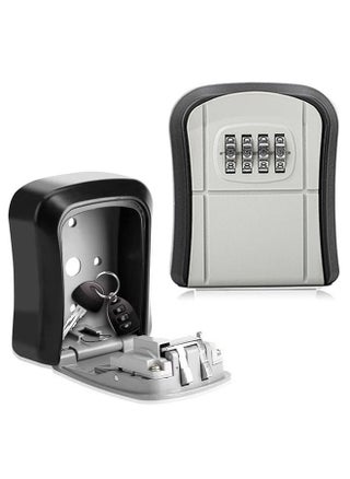 All aluminum alloy Key Safe Box with Shackle, Weatherproof Key Storage Lock Box(BlackSilver) - pzsku/ZE1523CB9A28E4C5E26C4Z/45/_/1731909794/6c734406-cef3-4bf8-b0f1-088306b21887