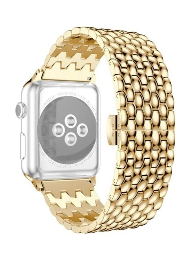 HuHa Replacement Strap For Apple Watch Series Gold - Image 1