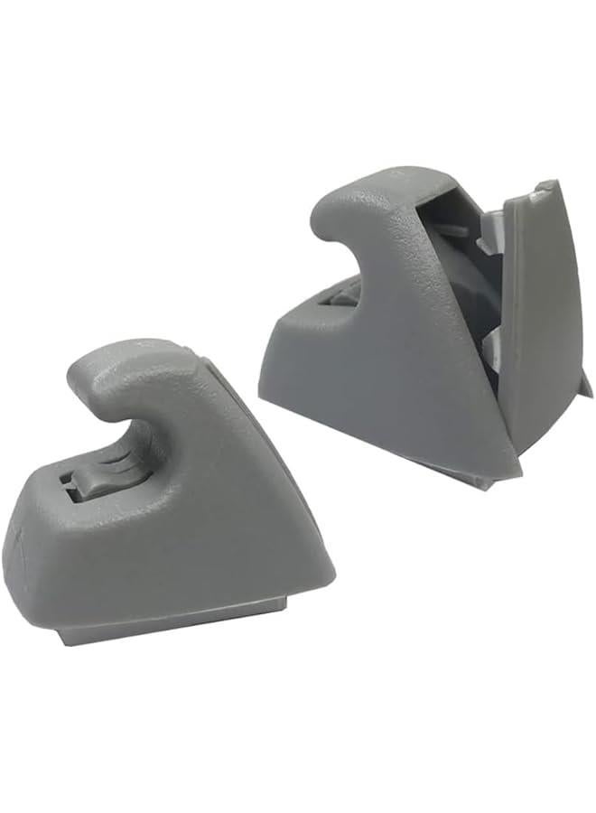 طقم مشابك حاجب الشمس (رقم القطعة: 95994975 95994976) - بديل مباشر لشفروليه كروز 2011-2016 وبويك فيرانو 2012-2017 | مشبك تثبيت متوافق مع الأصل باللون الرمادي - Image 2