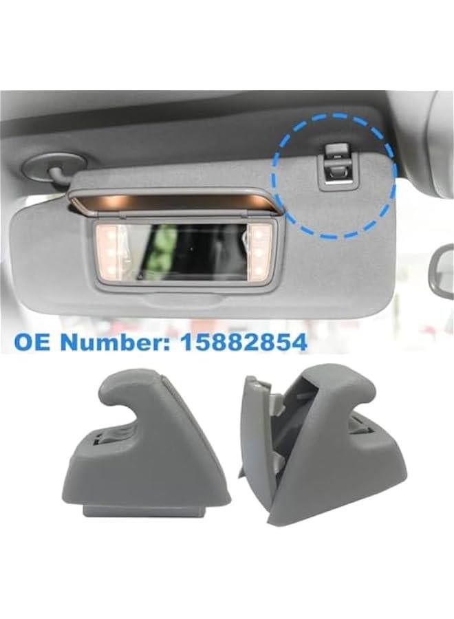 طقم مشابك حاجب الشمس (رقم القطعة: 95994975 95994976) - بديل مباشر لشفروليه كروز 2011-2016 وبويك فيرانو 2012-2017 | مشبك تثبيت متوافق مع الأصل باللون الرمادي - Image 3