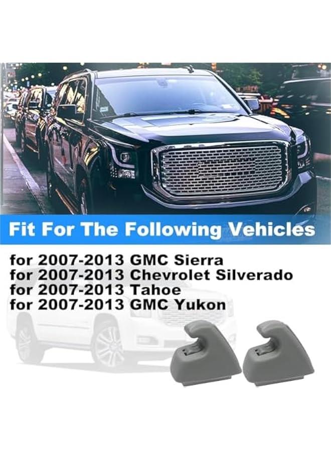 طقم مشابك حاجب الشمس (رقم القطعة: 95994975 95994976) - بديل مباشر لشفروليه كروز 2011-2016 وبويك فيرانو 2012-2017 | مشبك تثبيت متوافق مع الأصل باللون الرمادي - Image 4