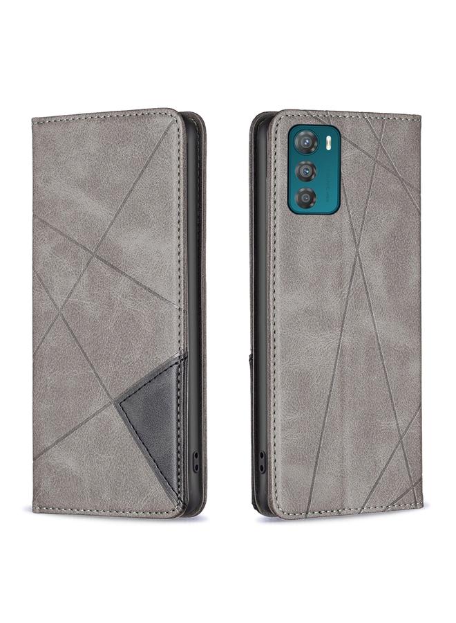 S-TOP Case For Motorola Moto G42 4G Prismatic Invisible Magnetic Leather Phone Case - Image 1
