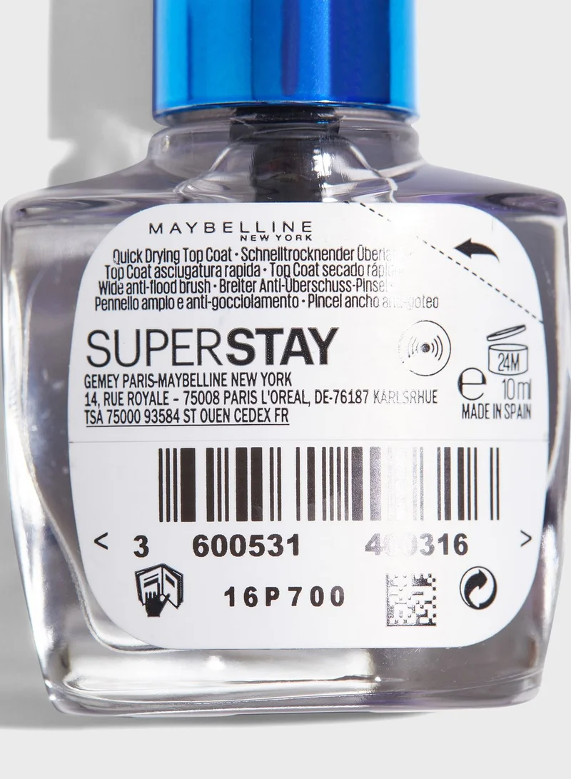 MAYBELLINE NEW YORK Superstay Nail Polish Flash Dry Top Coat