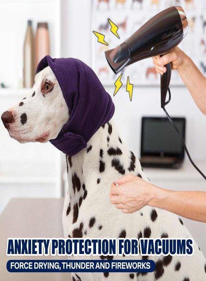 AOOLMOL Dog Ear Muffs Dog Head Ear Warp Anxiety Relief Noise Protection - Image 3