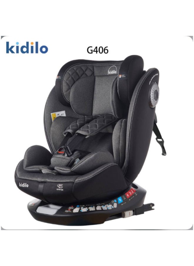 Kidilo Kidilo 360° Rotating Car Seat with Isofix- G406  - Image 1