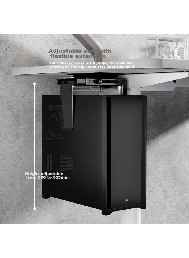 Brateck Host Stand, Beihu Chassis Stand, Computer Host Bracket, Case Stand, Desktop Case Support Apk40 - Image 1