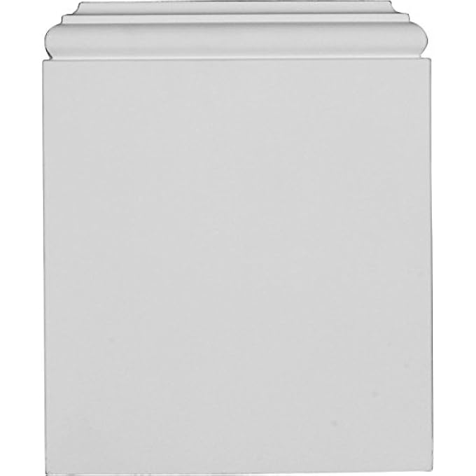 PB08X10X01TR-CASE-2 TRADITIONAL PLINTH BLOCKS, 8 3/4"W X 10 1/4"H X 1 7/8"P, PRIMED, 2 PACK - Image 1