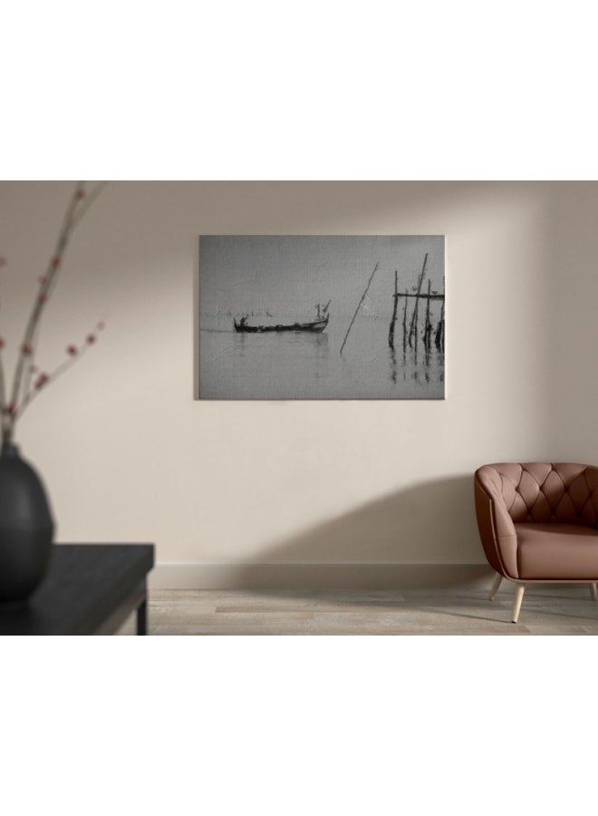 Home Gallery Fishing boat on Krabi River Canvas Wall Art 120x80 - Image 4