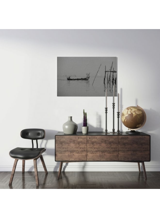 Home Gallery Fishing boat on Krabi River Canvas Wall Art 120x80 - Image 3