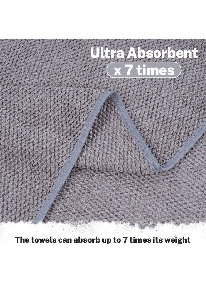 Fezora Simply Modern Microfiber Solid Bath Towel with Hanging Loop - 28x55 Inches - Image 2