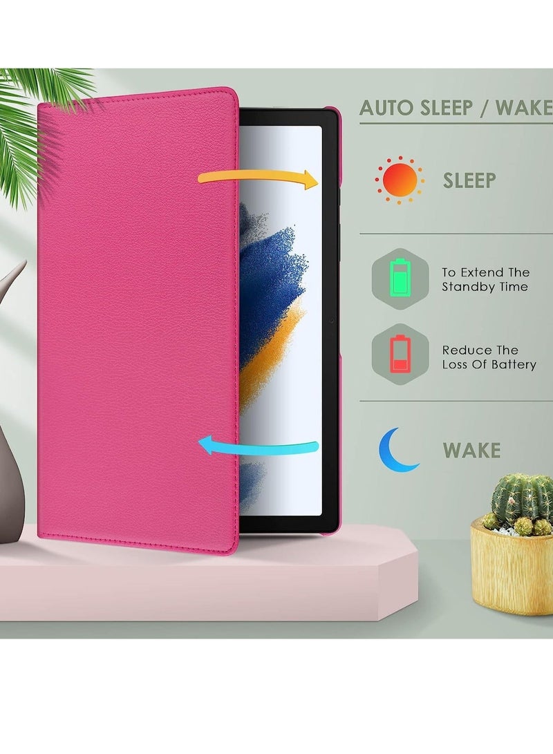 MUNTAQI Case Compatible with Galaxy Tab A8 10.5" Case (SM-X200/X205/X207), Galaxy Tab A8 Case 10.5 inch,Auto Sleep/Wake 360° Rotating Stand Folio Leather Case for Tab A8 2022 - Image 5