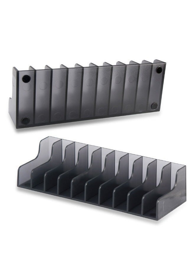 DOBE PS5/4 CD Disks Card Holder, Game Card Box for Play Station 5/4, Game CD Case Storage Stand Holder Bracket for Playstation 5 4 (Holds 20 Disks, Black)  - Image 2