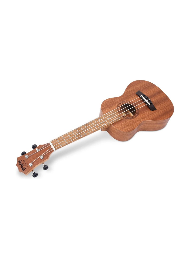 ميغاريا MEGARYA Ukulele Beginner Mahogany Wood 21 Inches Concert Ukulele Hawaii Kids Guitar Uke With Gig Bag For Kids Students Beginners Music Instrument Gifts Without Stand (Color : Wood, Size : 21 inches - Image 2