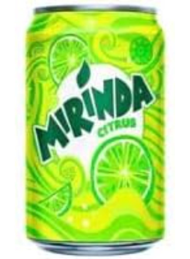 Mirinda Carbonated Soft Drink, Crisp Citrus Flavour, Refreshing Soda, 240ml Can (Pack Size - Image 2