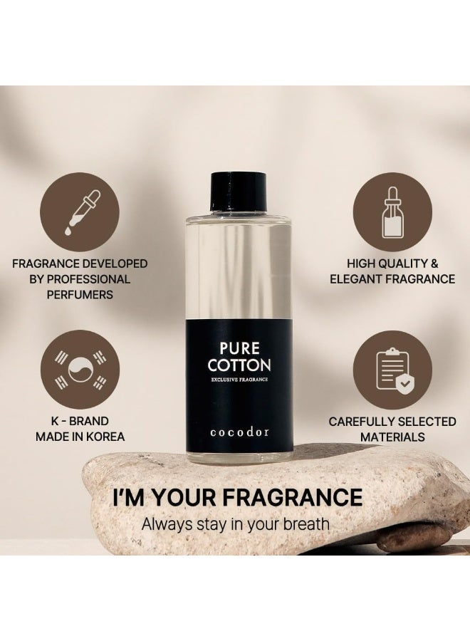 كوكودور زيت إعادة تعبئة موزّع العطر Cocod’or بعطر القطن النقي / 6.7 أونصة (200 مل) / عبوة واحدة - Image 2