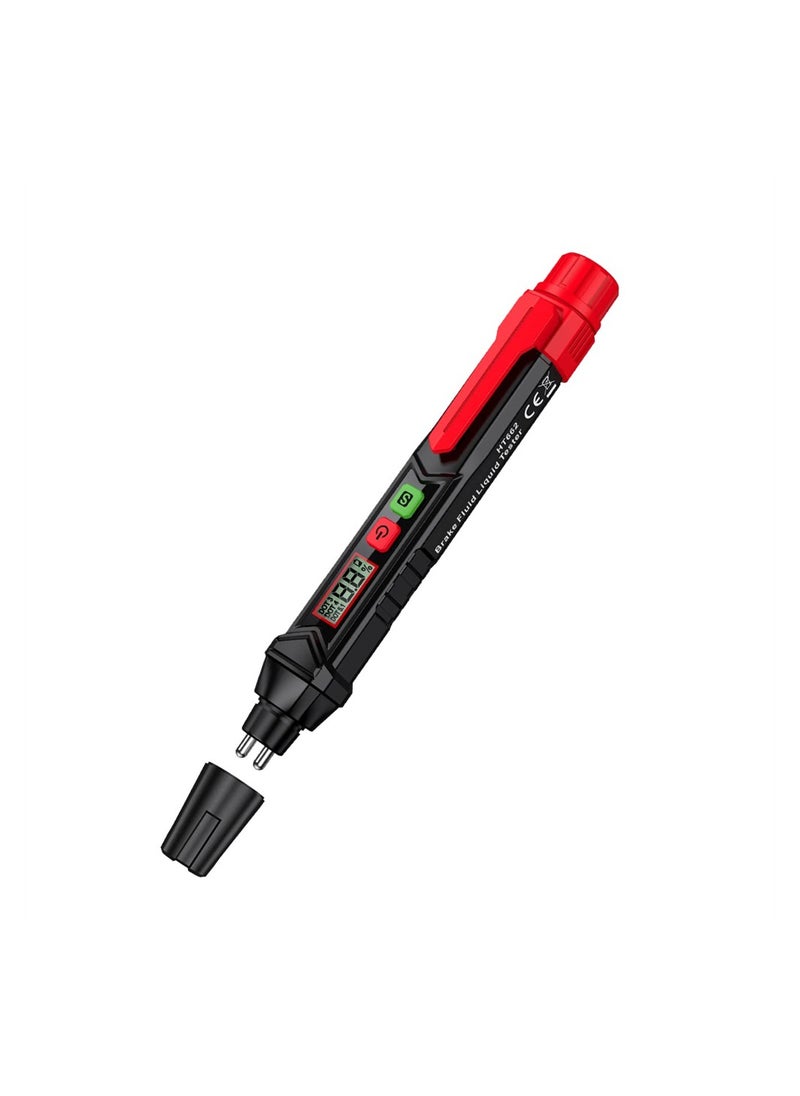 SYOSI - Brake Fluid Tester Pen, Automotive Brake Fluid Content Detector, Vehicle Brake Diagnostic Testing Tool, Hydraulic Fluid Liquid Tester Pen Oil Moisture Tester Analyzer Meter for DOT3 DOT4 DOT5.1 - Image 1