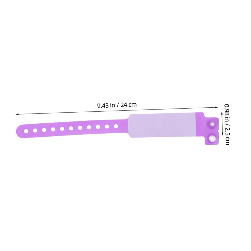 Blank Adjustable Safety ID Wristbands For School Sports Events Boys And Girls - Image 3