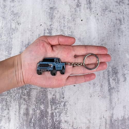 FOUR WHEEL BEAST F150 Keychain compatible with Ford F150 Accessories 2023 F-150 Key Chain Fob 2022 F 150 Toy Truck (Area 51) - Image 2