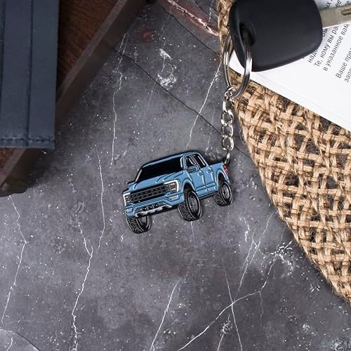 FOUR WHEEL BEAST F150 Keychain compatible with Ford F150 Accessories 2023 F-150 Key Chain Fob 2022 F 150 Toy Truck (Area 51) - Image 3