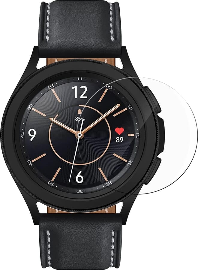 Araree GP-TTR890KDATK Galaxy Watch 4 Classic SUBCORE 46MM Anti Bacterial Tempered Glass|1 year manufacturer warranty